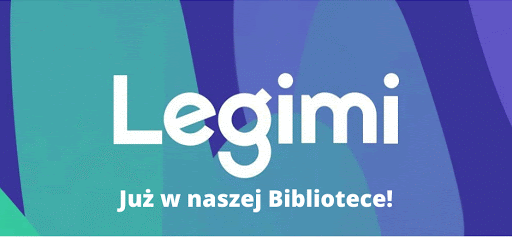 Logo Legimi, ksiażki czytane na smartfonach, tabletach