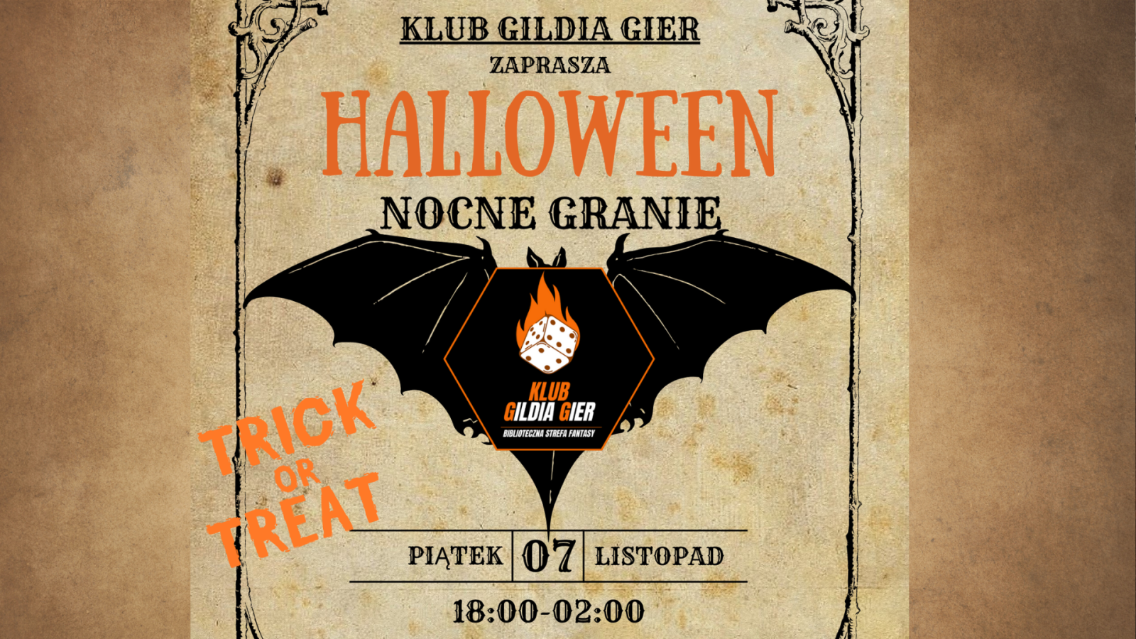 Zdjęcie: NOC HALLOWEENOWA W GILDII GIER!