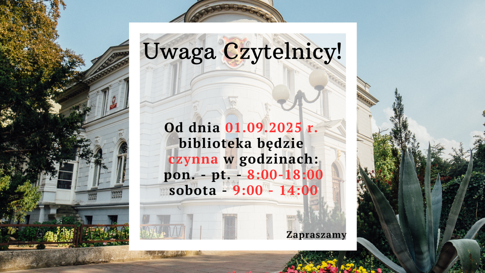 Zdjęcie: Uwaga Czytelnicy!