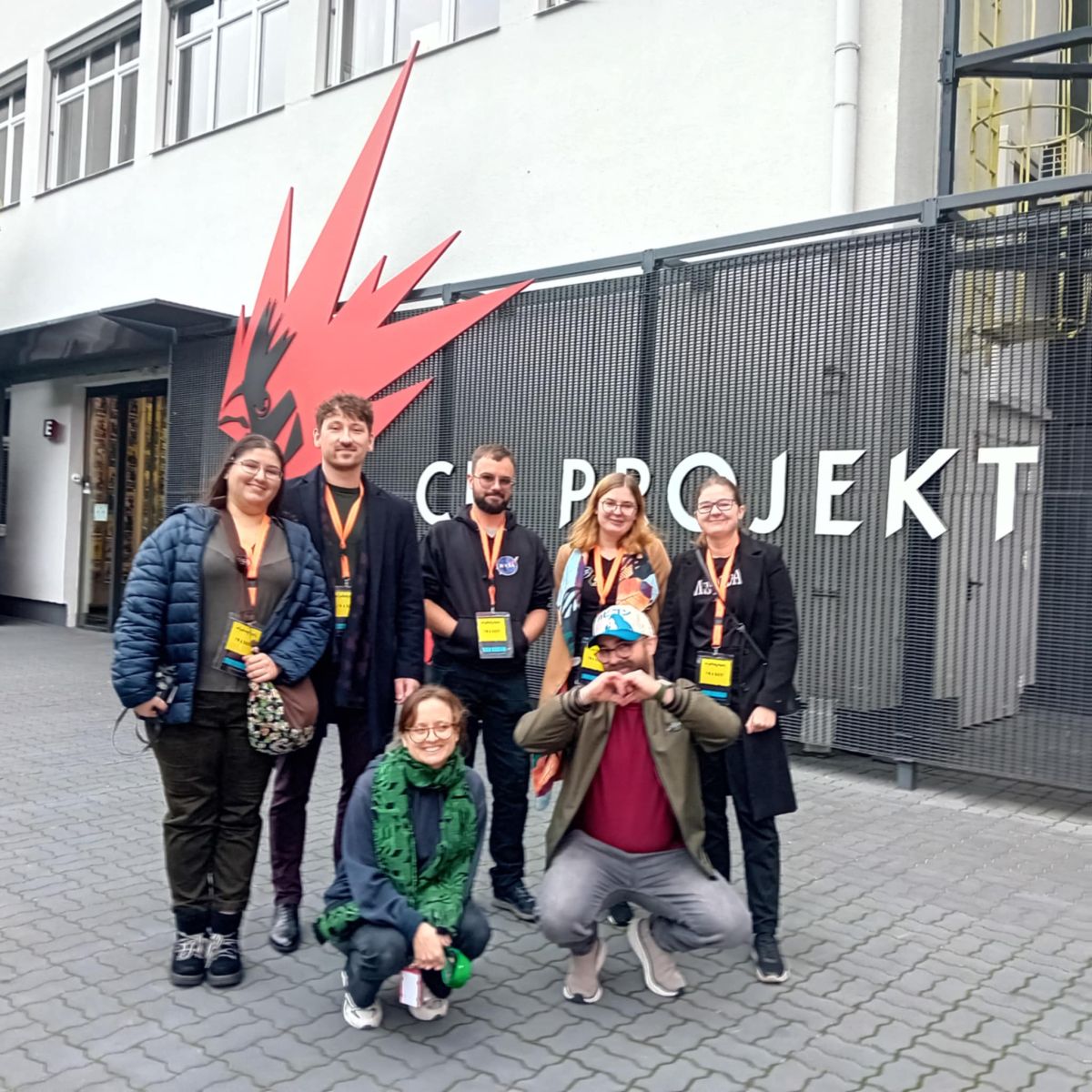 Zdjęcie: Wizyta Klubu Gildia Gier w CD PROJEKT RED