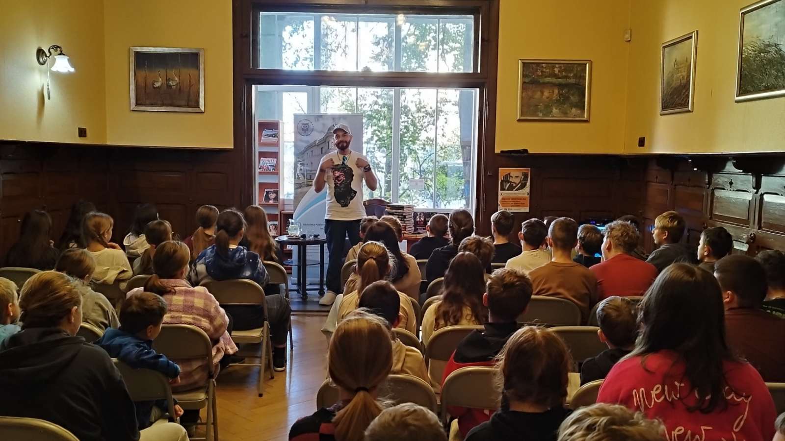 Zdjęcie: Spotkanie z Marcinem Szczygielskim