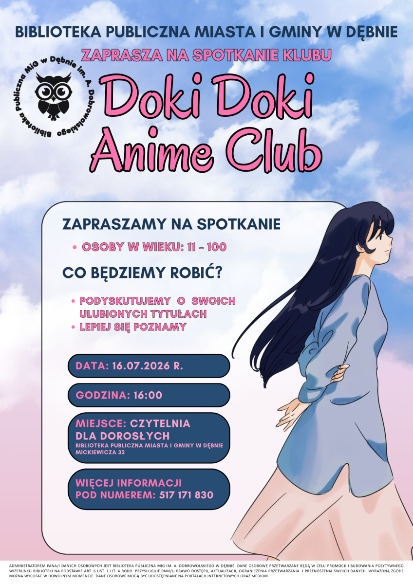 Zdjęcie: Kolejne spotkanie Doki Doki Anime Club!