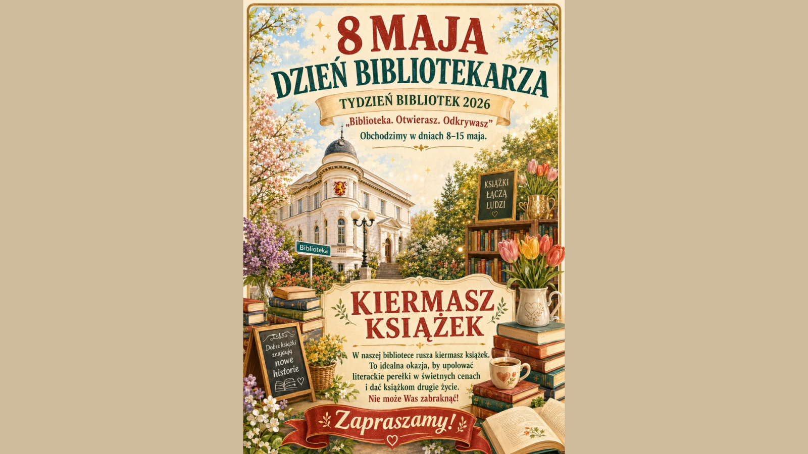 Zdjęcie: Wielki Kiermasz Książek z okazji Tygodnia Bibliotek