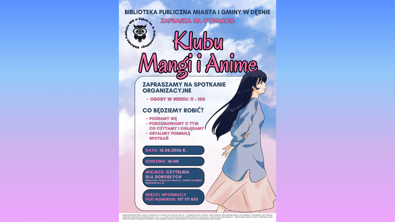 Zdjęcie: UWAGA FANI MANGI I ANIME W DĘBNIE!