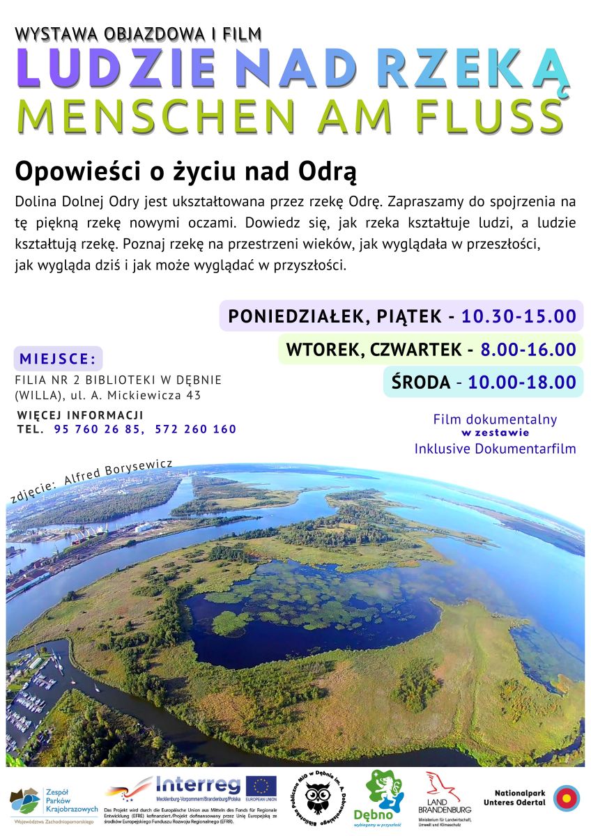 Zdjęcie: Wystawa „Ludzie nad rzeką” w Centrum Polsko-Niemieckim w Dębnie