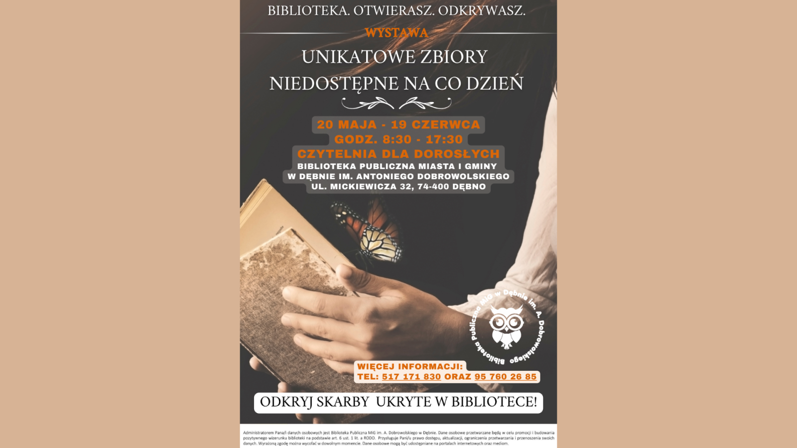 Zdjęcie: „Biblioteka. Otwierasz. Odkrywasz. Unikatowe zbiory niedostępne na co dzień